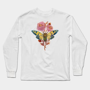 Roses and Moths Long Sleeve T-Shirt